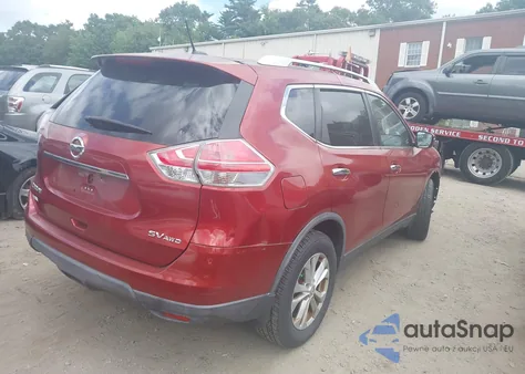 2016 Nissan Rogue Sv z USA, uszkodzony, nr VIN KNMAT2MV8GP641511